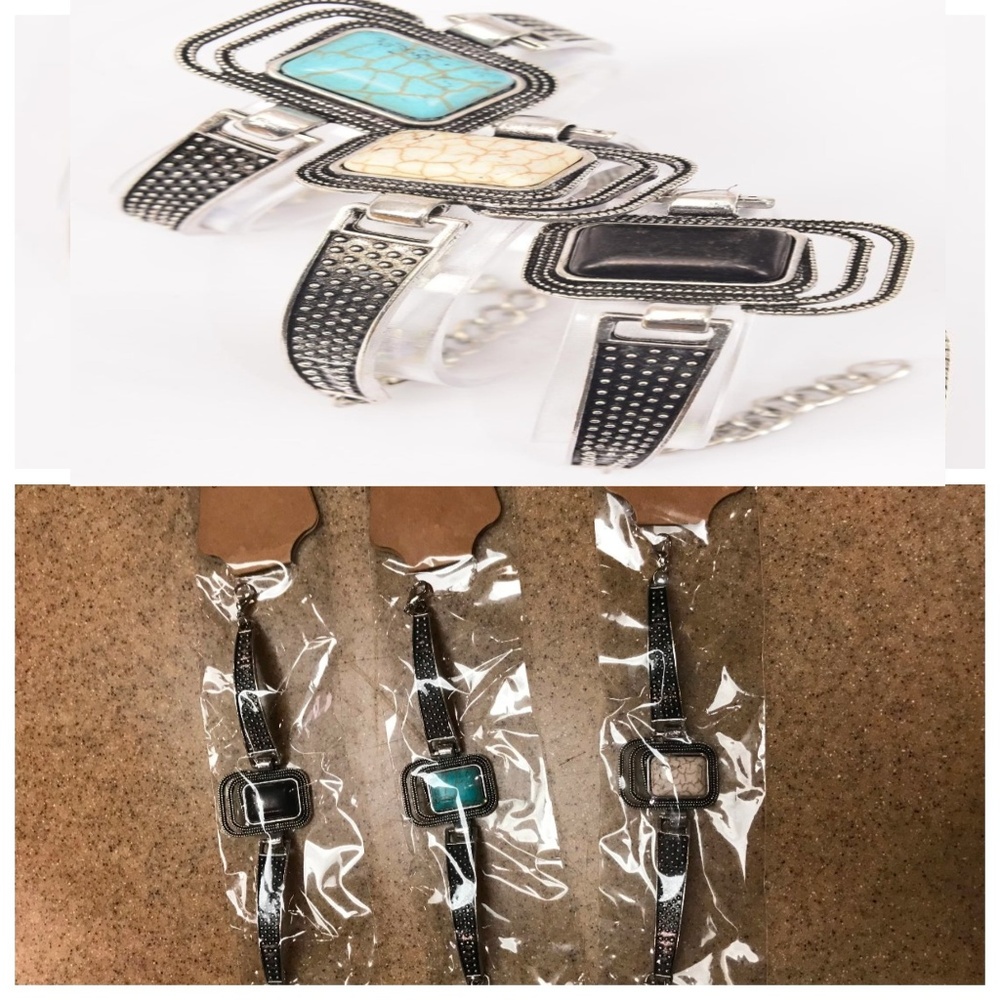 Adjustable Stone Centered bracelet